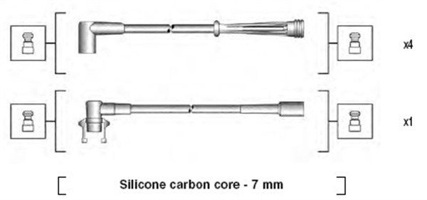 MAGNETI MARELLI Комплект проводов зажигания 941145170714